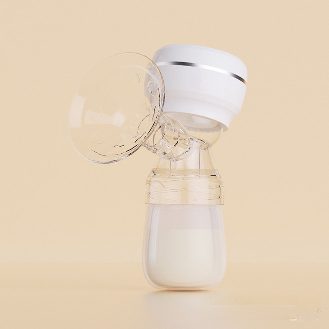 智能電動擠乳器 大吸力 便攜靜音, 白色, 1個