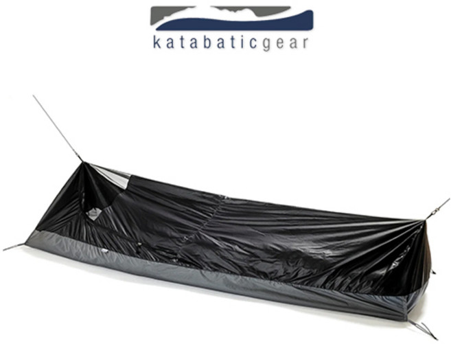 카타바틱기어 브리스콘 초경량 비비색 백패킹 텐트, 블랙, 1세트