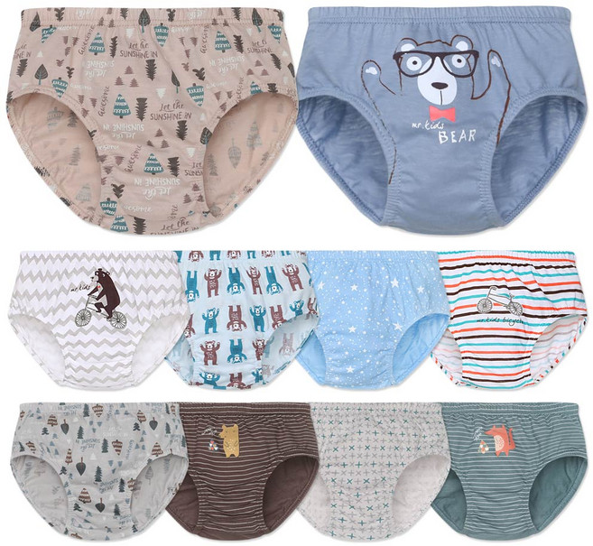 엠알키즈 탐탐 앤 베어 아동팬티 10종 세트