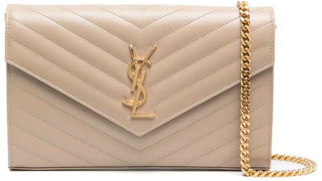 생로랑 클래식 카상드르 체인 지갑