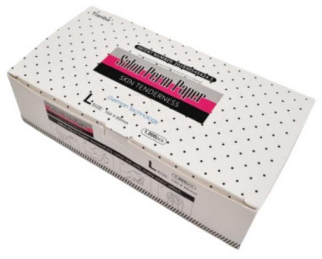 뷰티다모아 일회용 대형 파마지 펌지 1000매, 1개, 화이트