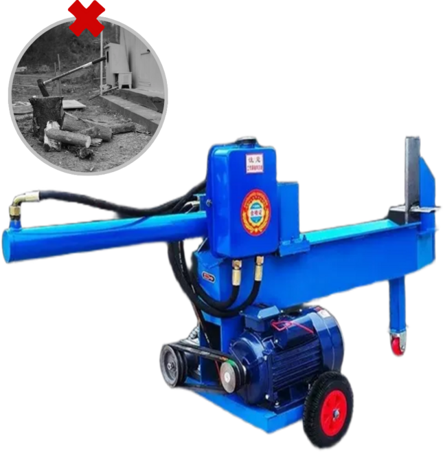 T nera 유압도끼 유압식 16톤 20톤 장작패기 땔감 장작 전동 도끼 (모터포함), 16톤 유압도끼 2상 5.5kw