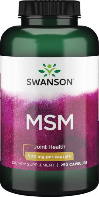 스완슨 MSM 500mg 캡슐, 1개, 250정