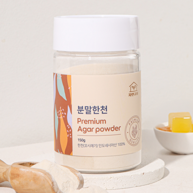 자연고을 국내제조 청정 한천가루, 1개, 150g