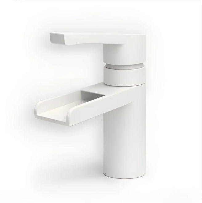 그라츠 360도 폭포수 원홀 세면기수전 화이트, 1개