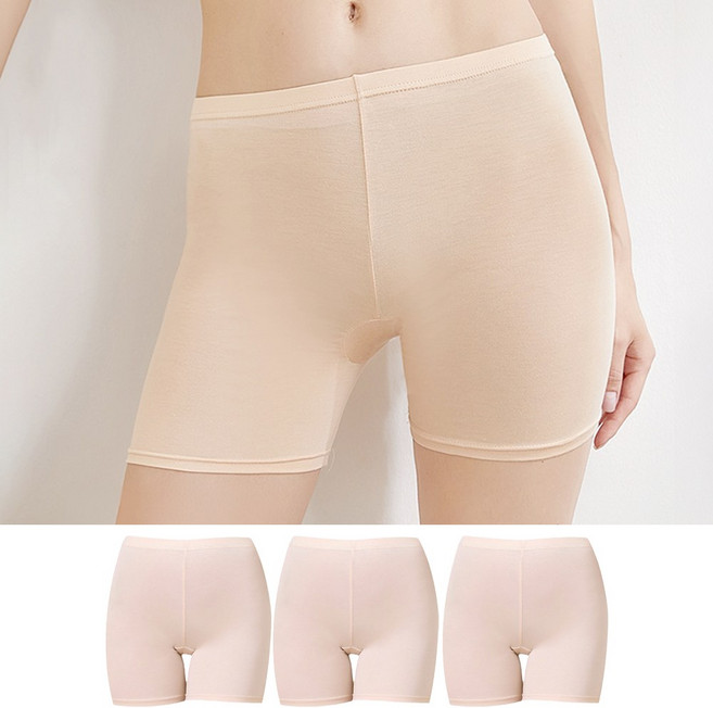토리모 여성용 3부 면 속바지 3장 프리 빅사이즈 85~105 편한 속바지