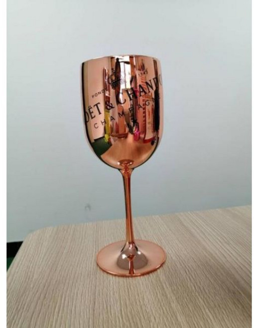 와인잔 포트와인 모스카토다스티 집들이 선물 보르도 버건디 크리스탈 유럽 홈파티, 2pcsRoseGold, 1개