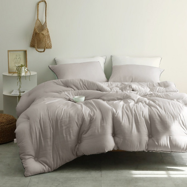 국내제조 띵스룸 크림슈 텐셀모달100 항진드기 향균 옥수수솜 이불세트