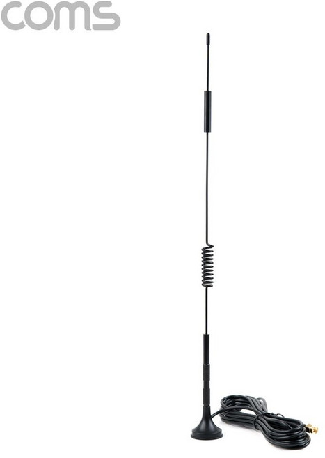 Coms 4G LTE 안테나 SMA M GSM 2.4G 8dB 케이블 3M / IF653, 1개