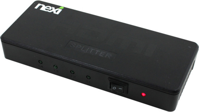 넥시 14 UHD HDMI 분배기 NX-94HD-4K NX262, 단품, 1개