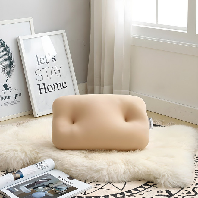 베네베딩 건빵 베개, 베이지, 1개