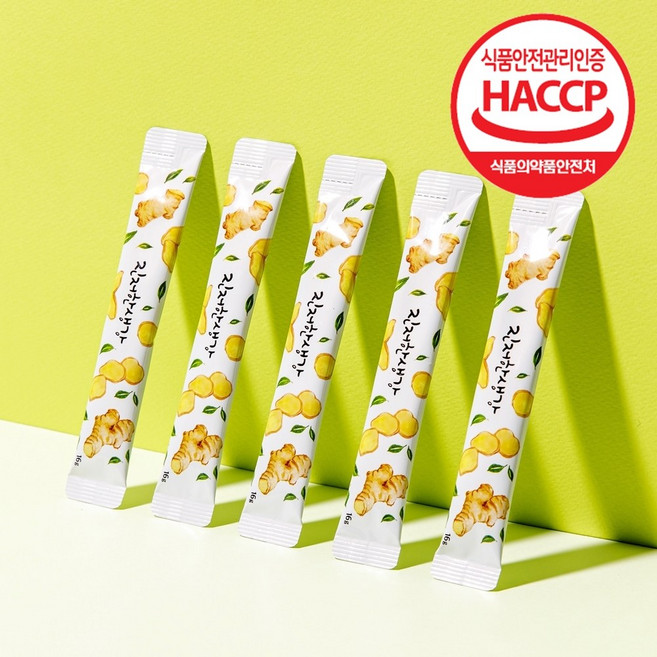 농부창고 [달지않은] 국산100% 생강청스틱 물한방울 넣지않은 안동 생강차, 16g, 10개입, 3박스, 16g