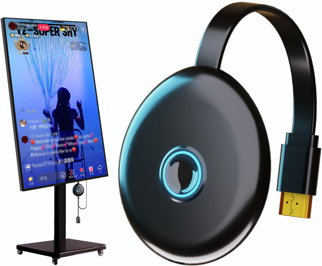 Koogold무선 5G 미러링 MHL 동글 와이파이 디스플레이 tv 무선 미러링, 1개