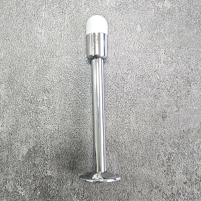 일자 도어스토퍼 120mm 문보호 소음방지, 1개, 실버