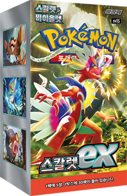 포켓몬카드 스칼렛ex 확장팩 1박스(30팩) 해피시스, 1개