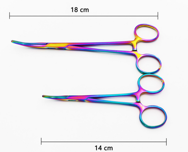 행운을파는낚시 포셉 가위(14cm 18cm) 바늘빼기 그립 물고기집게 훅리무버, 01, 1개, 14cm