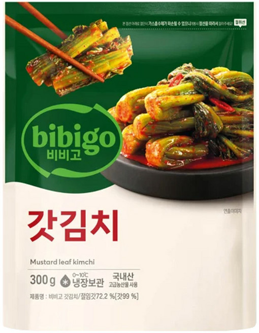 비비고 갓김치 300g, 1개