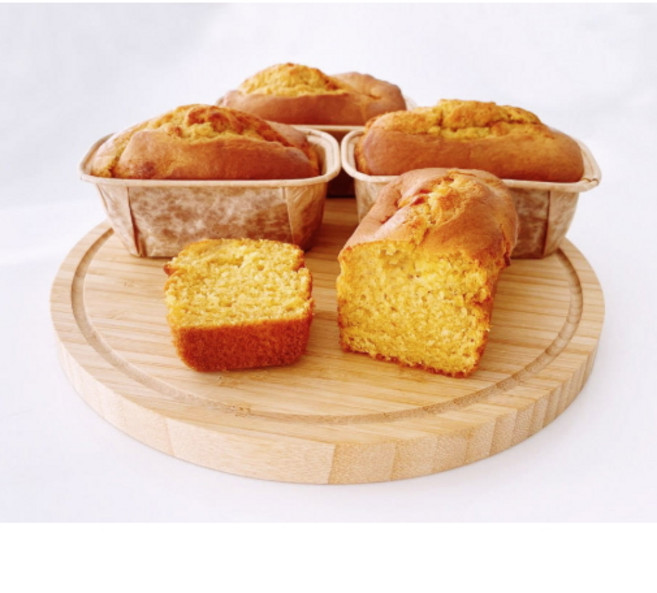 비건 단호박 파운드케이크 만들기 DIY키트 미니 파운드케이크 4개, 130g