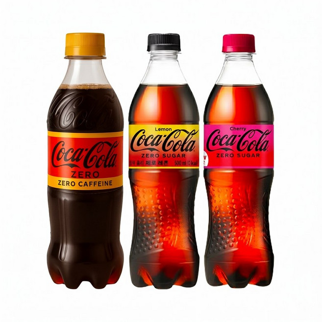 코카콜라 제로 500ml 24개 체리 레몬 제로카페인