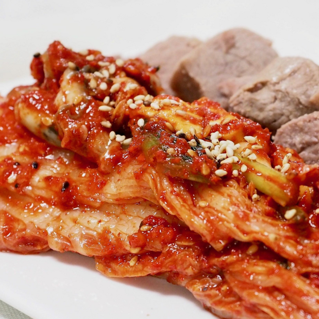 [달그락주방]매콤달콤 맛있는 보쌈김치, 1박스, 1kg