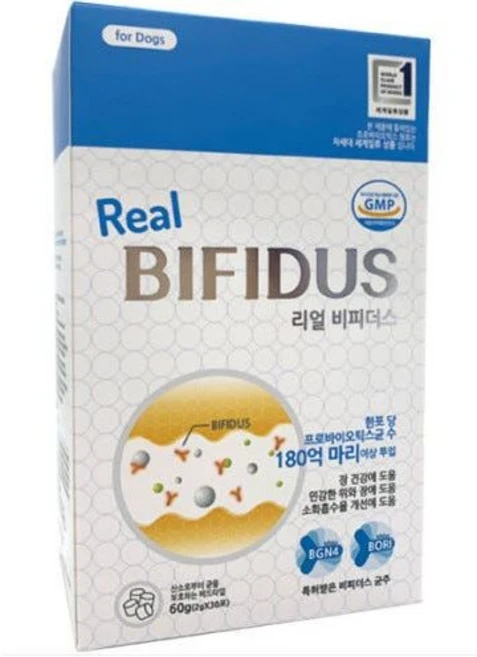 리얼 비피더스 강아지 유산균 60g (2g x 30포), 1개 - 쿠팡