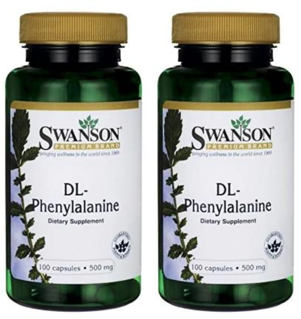 스완슨 DL-페닐알라닌 500mg 100캡슐 x 2통, 100정 - 쿠팡
