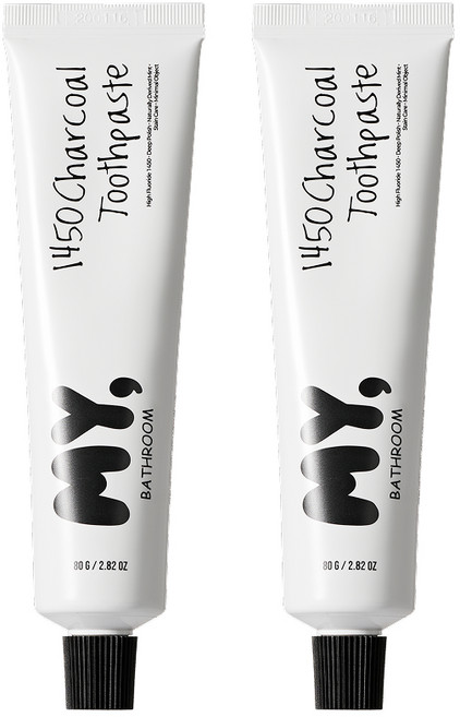 마이베스룸 고불소 구취제거 비건 치약, 2개, 80g