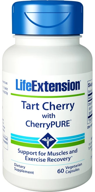 라이프익스텐션 타르트 체리 퓨어 베지테리안 캡슐, 60정, 1개 - 쿠팡