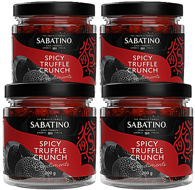 사바티노 스파이시 트러플 크런치, 200g, 4개