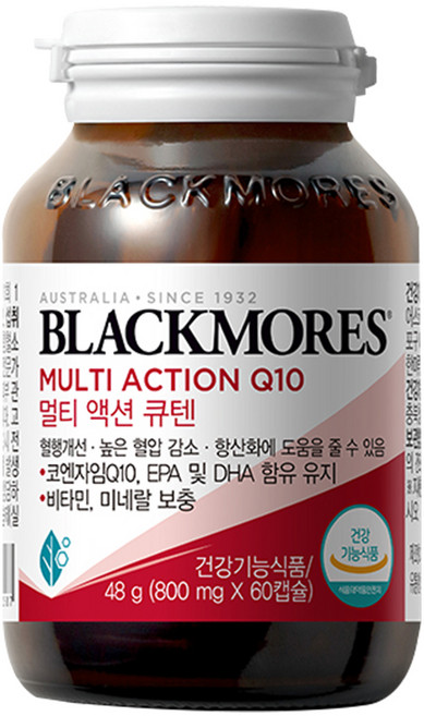 블랙모어스 멀티액션큐텐, 60정, 1개