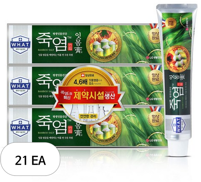 죽염 잇몸고 치약, 120g, 21개