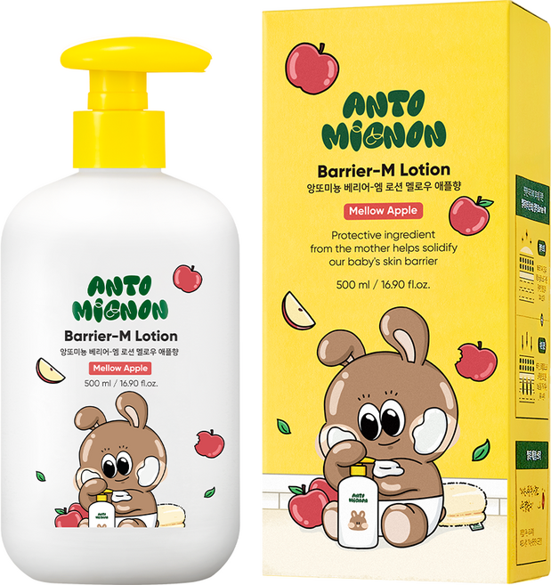 앙또미뇽 대용량 아기 로션 진정 저자극 순한 베이비 올인원 로션, 1개, 500ml