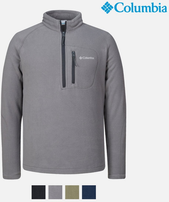 컬럼비아 [남성] 솔리드 4컬러 하프 집업 기본 플리스 티셔츠 C64XO6410 508754