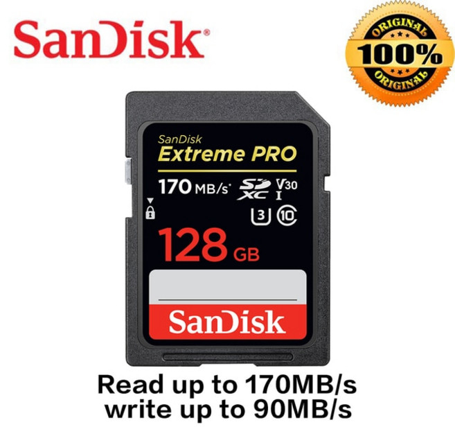 SanDisk Extreme PRO U3 V30 4K 1 테라바이트 512GB 64GB 256GB SDXC UHS-I Class10 32GB 95 메터/초 메모, 1개