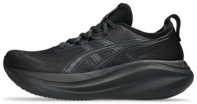 [국내매장판] 아식스 운동화 러닝화 / 젤-님버스 27 맨 와이드 - 블랙 그레이 / 1011B956-001 -jys