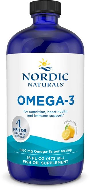 노르딕내츄럴스 오메가 3 1560mg 레몬, 473ml, 4개 - 쿠팡