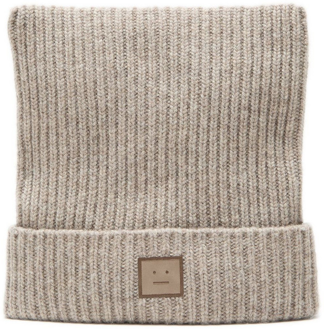 아크네 스튜디오 페이스 로고 비니