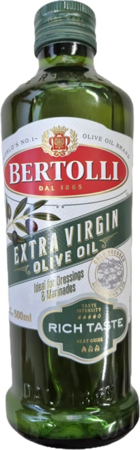 베르톨리 엑스트라버진 올리브오일 세계판매 1위 프리미엄 냉압착 올리브유, 1개, 500ml - 쿠팡