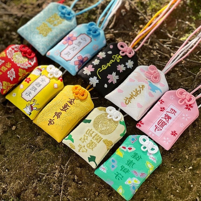 행운 부적 자동차 걸이 수험생 응원 키링 취업 면접 합격, 1개, 건강어수