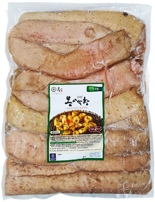 [봉이막창] 대용량 업소용 초벌 돼지 막창 비절단막창 1kg 통막창 납작막창 알막창 실막창 메뉴추가 사이드메뉴 벌크 도매 식당용 배달용 대구막창, 1박스, 16kg