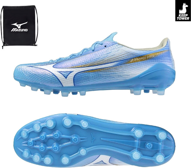 미즈노 알파3 엘리트 AG 인조잔디 축구화 ENERZY XP Unity Sky