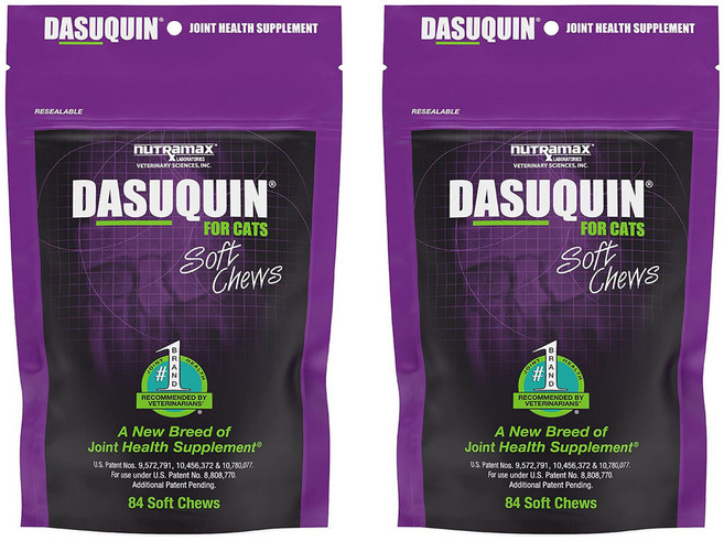 뉴트라맥스 Dasuquin 고양이 관절 글루코사민 오메가3 84소프트츄어블 x 2팩