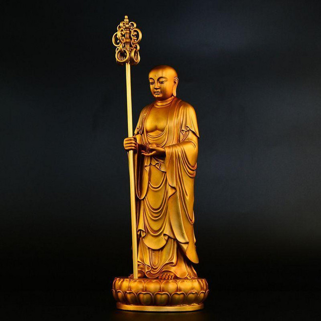 純銅地藏王菩薩佛像