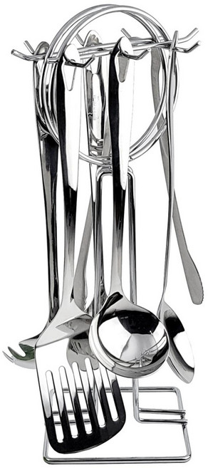 국내산 고급 조리도구 세트 키친툴 유텐실 스텐 304 일체형 유광, 1개