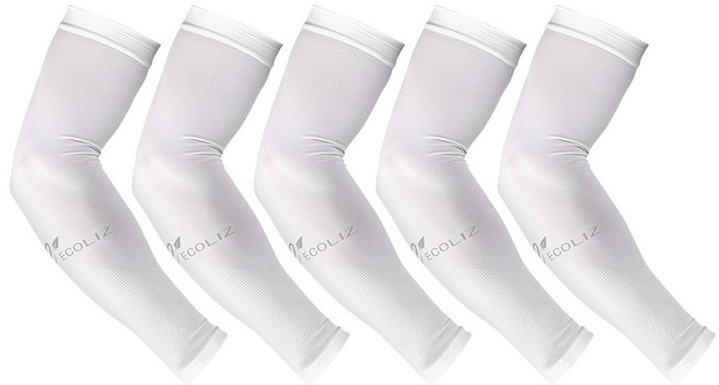 에코리즈 쿨맥스 스포츠 쿨토시, 화이트, 5개