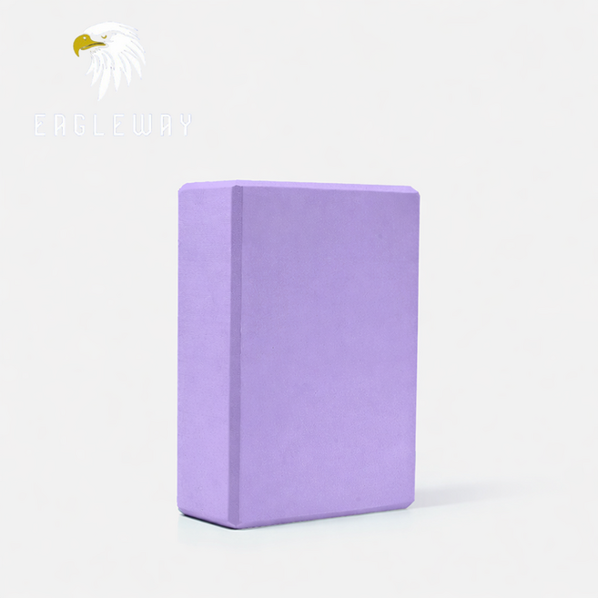 이글웨이 요가블럭 EVA 요가벽돌, 1개, 퍼플