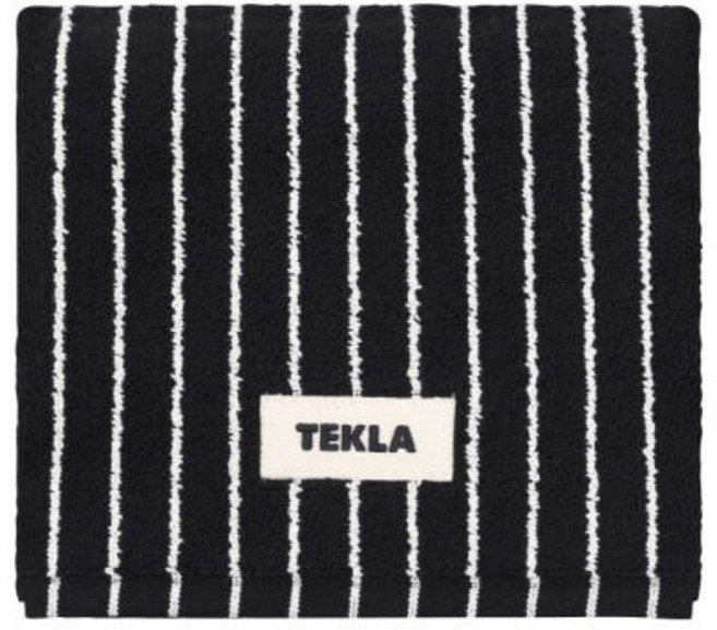 [테클라] BM-BLST(70x50cm) (Bath Mat) 매트 테리 블랙 스트라이프 수건