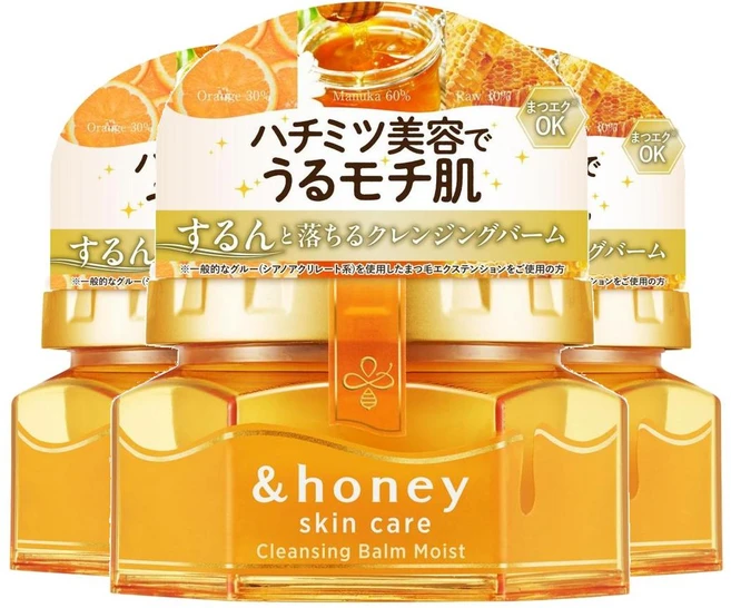 [1+1+1] 앤허니 스킨 케어 클렌징 밤 모이스트, 3개, 90g - 쿠팡