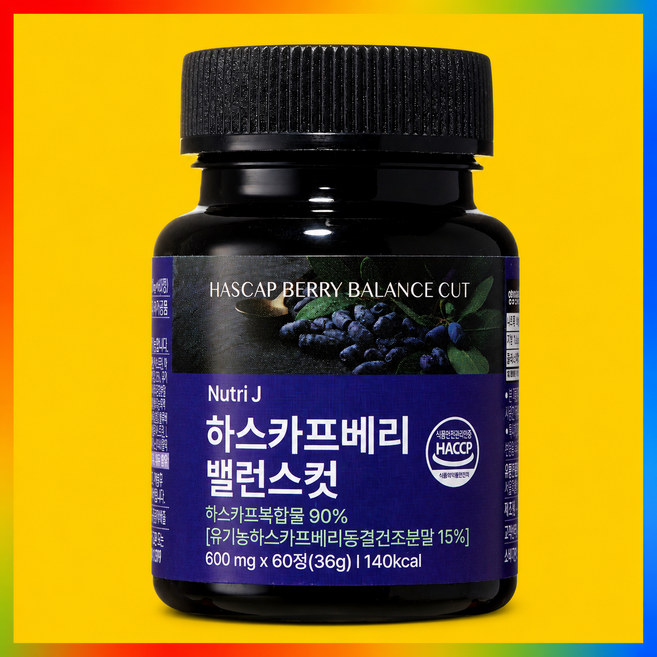 뉴트리제이 하스카프베리 밸런스컷, 1개, 60정