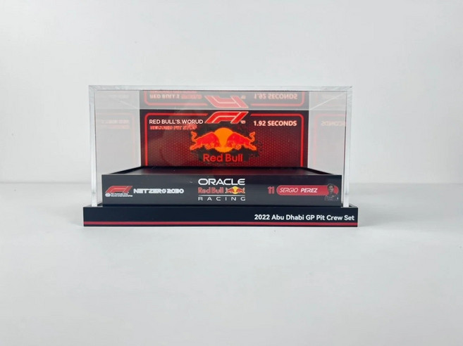 1/64 레드풀 다이캐스트 모델 MINIGT 미니어처 F1 모형 피규어, C. F1 레드불 바닥 키트 11